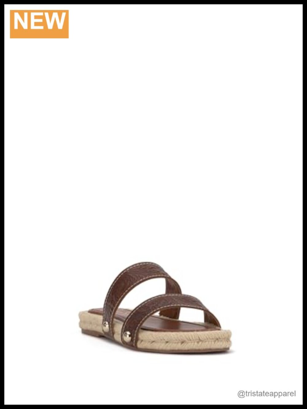 Jessica Simpson Jasdin Platform Slide Sandal Faux Leather Slip On Ankle Strap